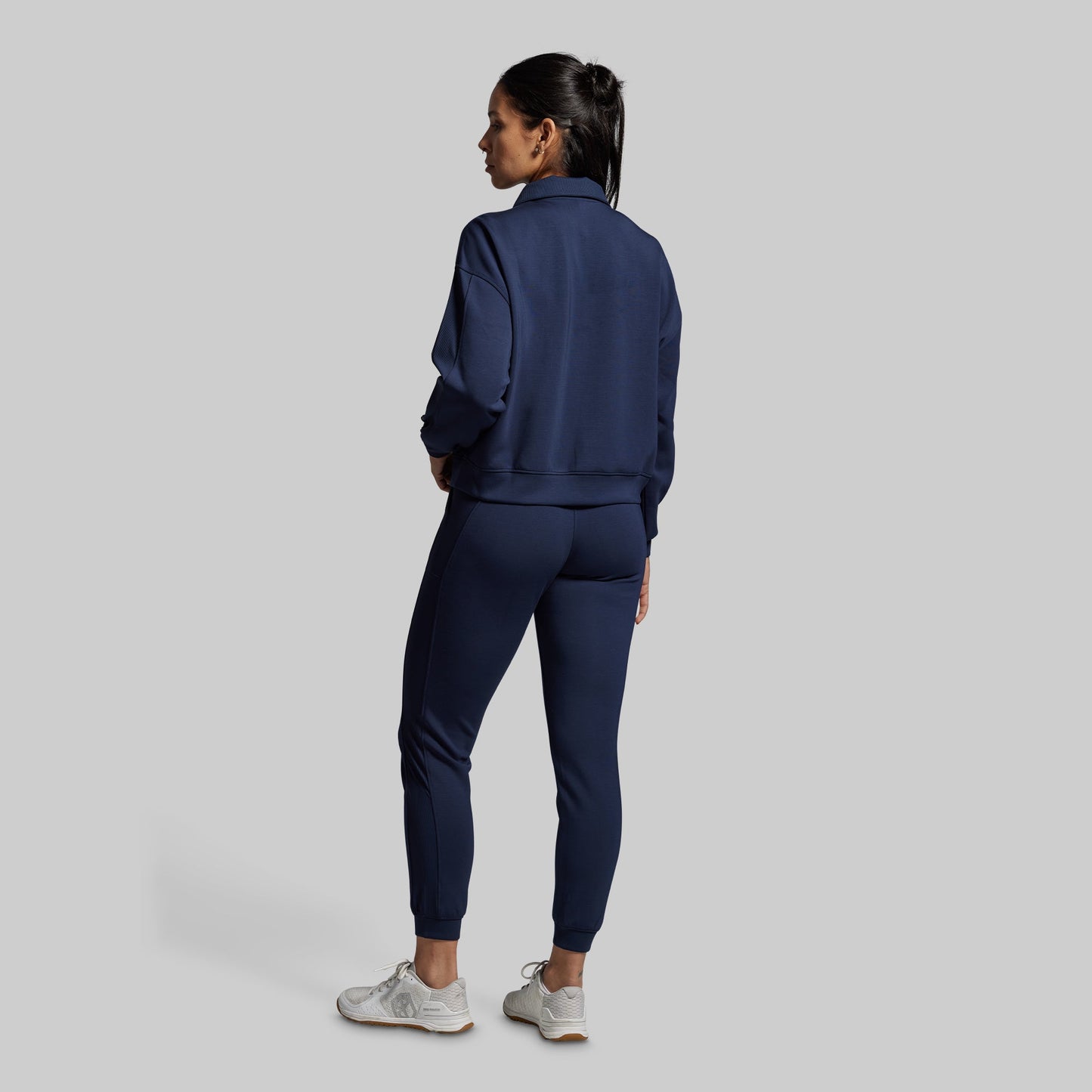 Lounge Lux Quarter Zip Pullover Set (BP Navy)