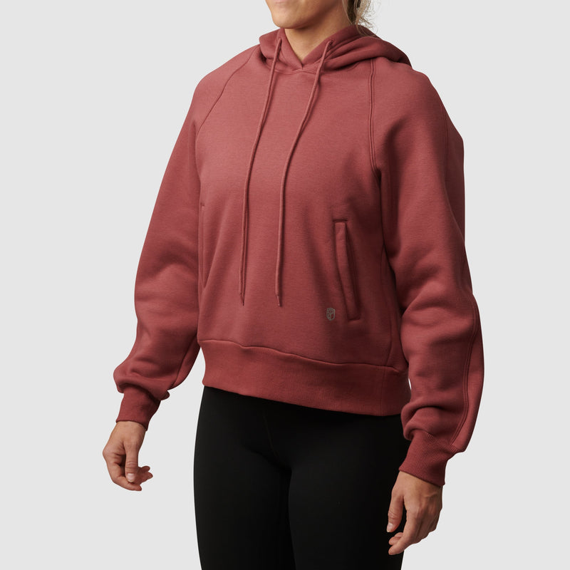 In Your Element Fleece Lined Hoodie (Roan Rouge)