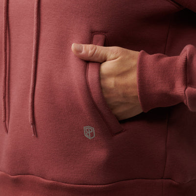 In Your Element Fleece Lined Hoodie (Roan Rouge)