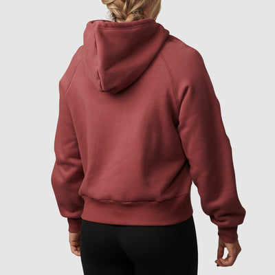 In Your Element Fleece Lined Hoodie (Roan Rouge)