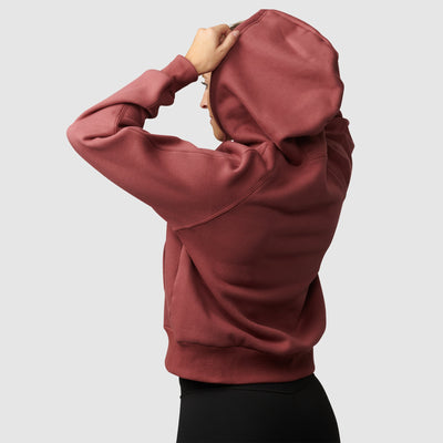 In Your Element Fleece Lined Hoodie (Roan Rouge)