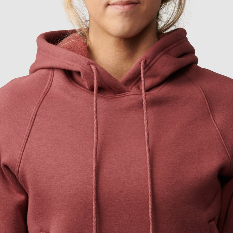 In Your Element Fleece Lined Hoodie (Roan Rouge)