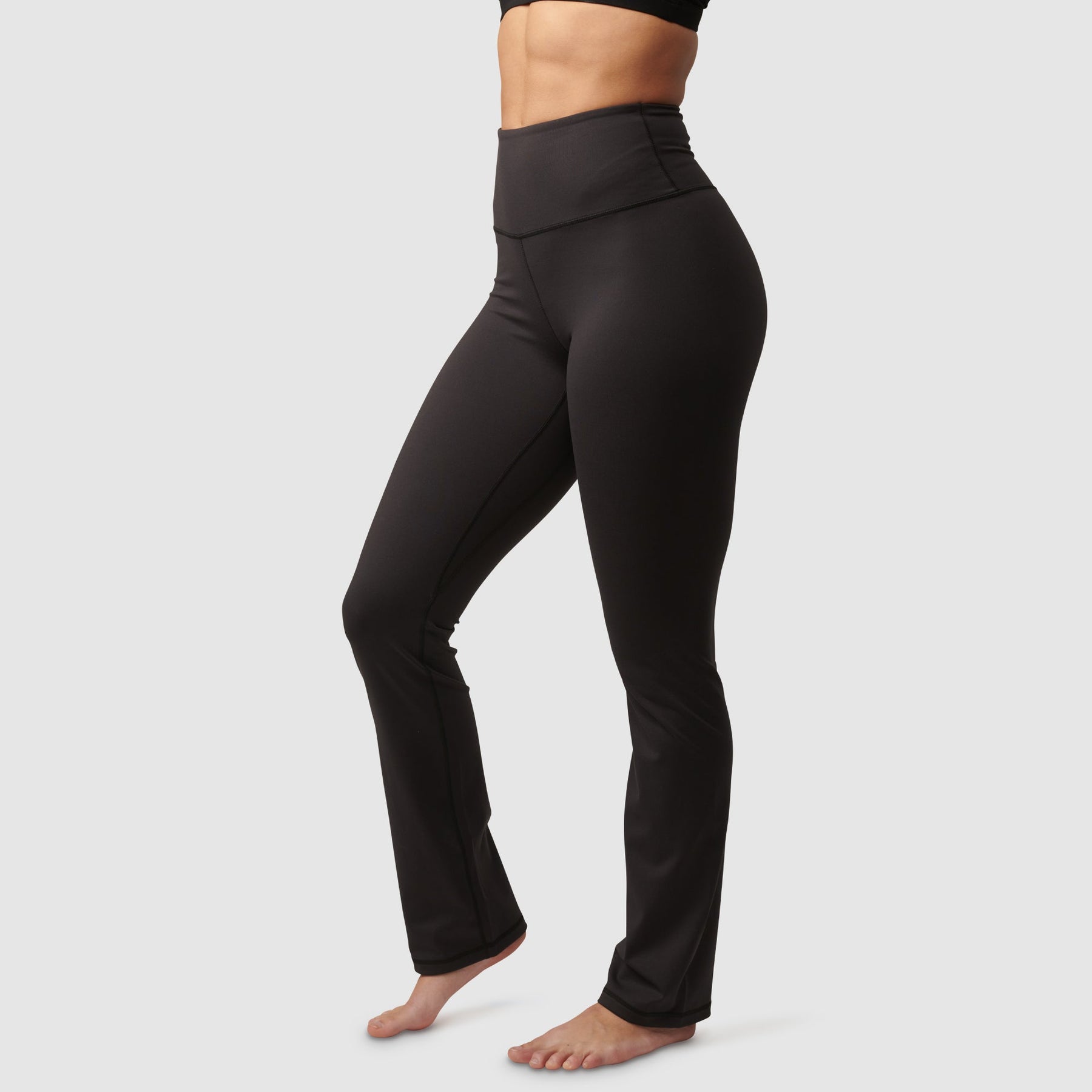 Extra Tall Womens Straight Leg Yoga Pants Workout Pants Slim  Fit,37,Black,Size M