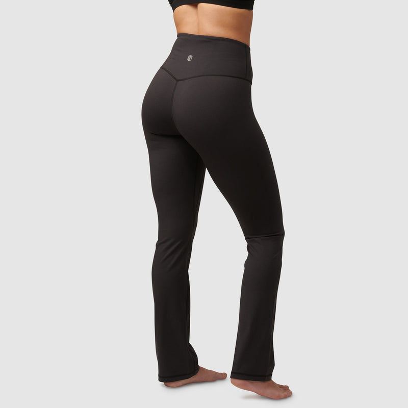 Solid Black Yoga Pants