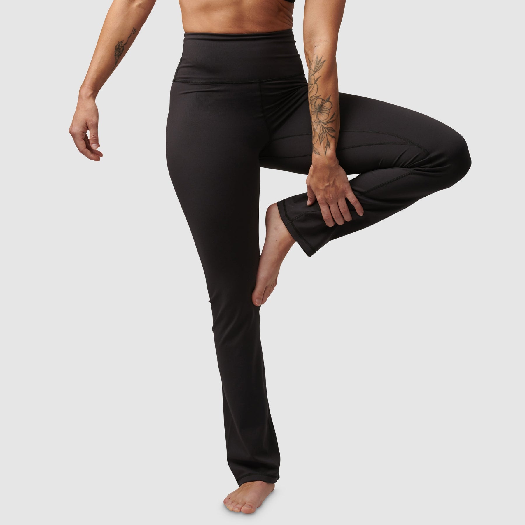 Elia Butter Soft Straight Leg Yoga Pants - Black