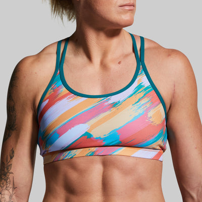 Warrior Sports Bra (Brushstroke)