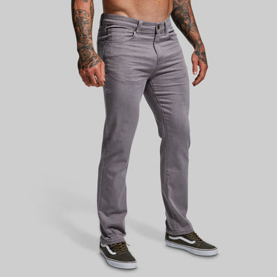FLEX Stretchy Athletic Fit Jean (Grey)
