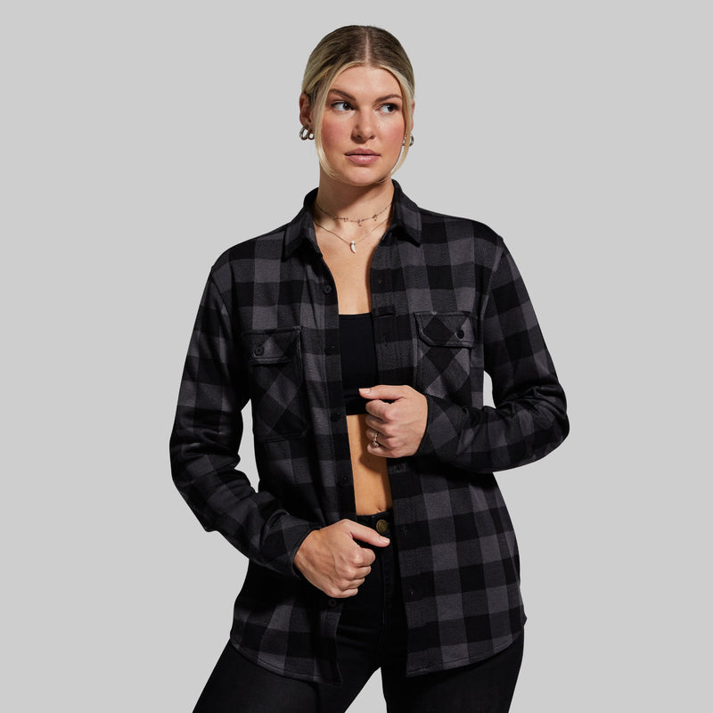 Woodsman Stretchy Flannel (Smoke)