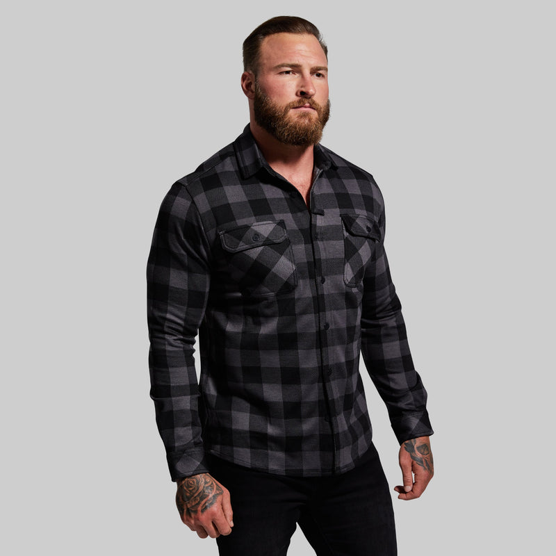 Woodsman Stretchy Flannel (Smoke)