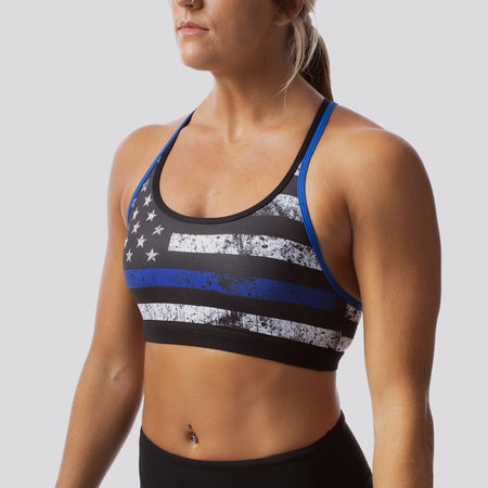 Warrior Sports Bra (Thin Blue Line)