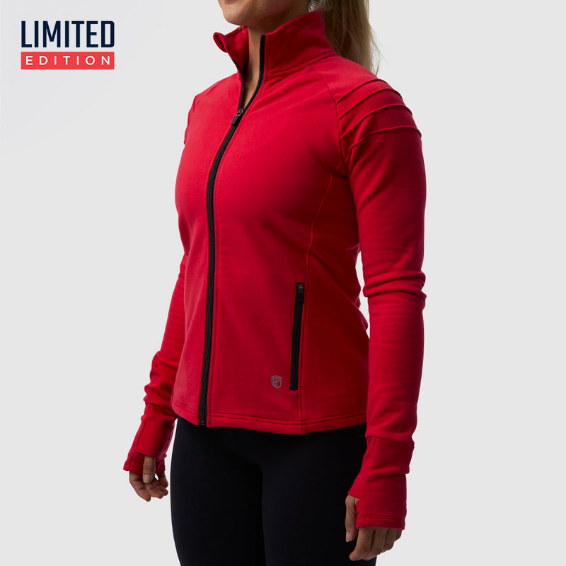 Unmatched Moto Zip Up (Lava)