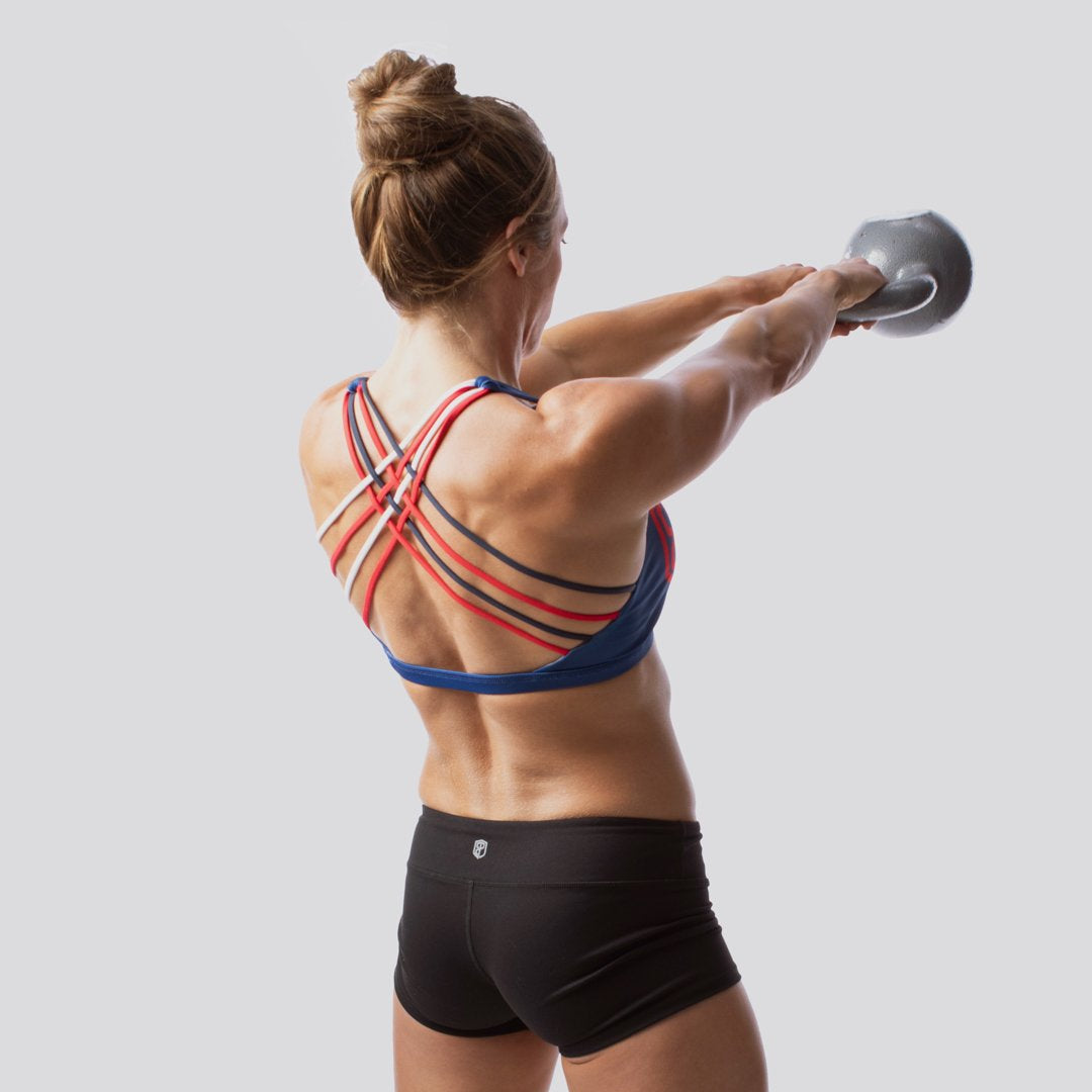 Vitality Original Sports Bra (Brand Strength-Navy Blue)