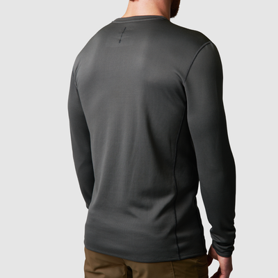 Men's Ridgeline Heavy Base Layer Top (Wolf Grey)