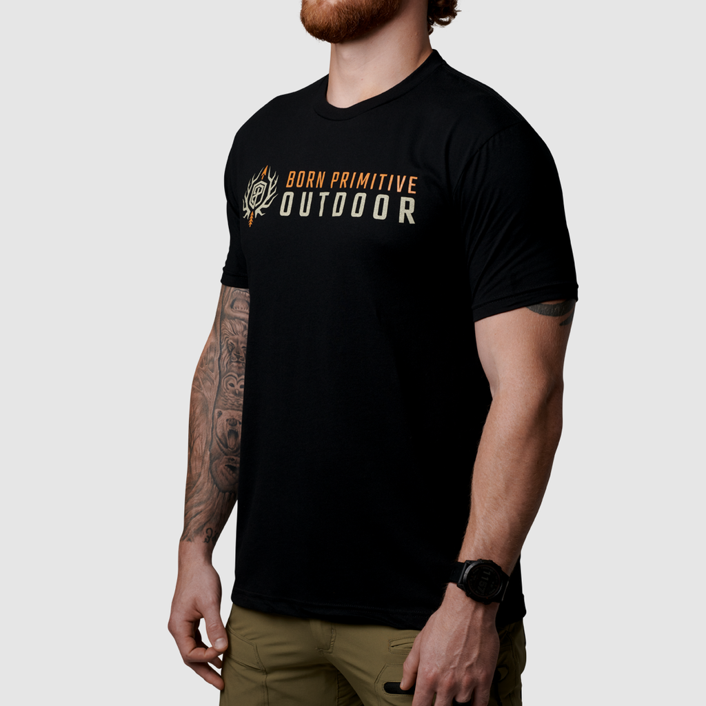 Canada Outdoor Brand T-Shirt (Black) – bornprimitive canada