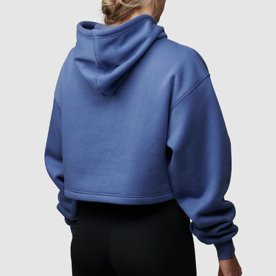 Revival Cropped Fleece Hoodie (Velvet Morning)