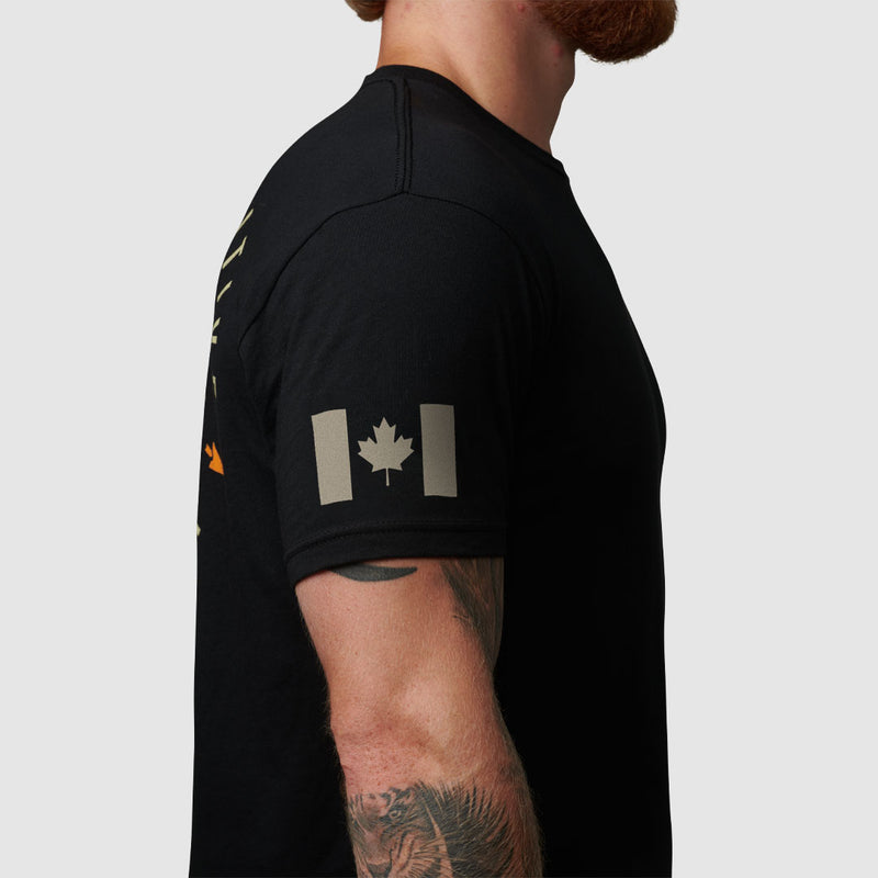 Canada Outdoor Brand T-Shirt (Black)