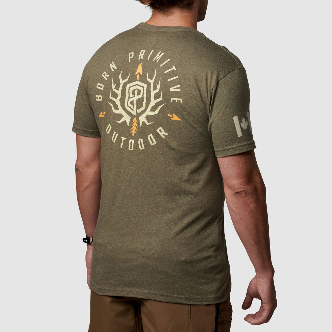 Canada Outdoor Emblem T-Shirt (Military Green)