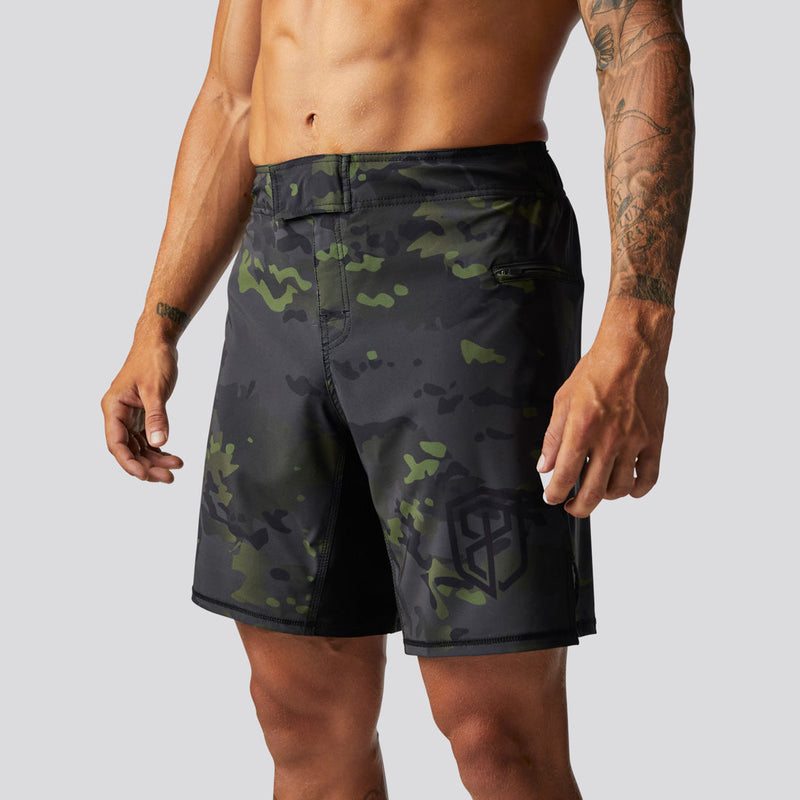 American Defender Short Velcro 3.0 (Black Multicam)
