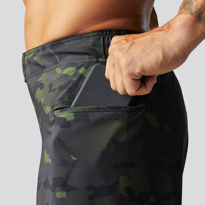 American Defender Short Velcro 3.0 (Black Multicam)