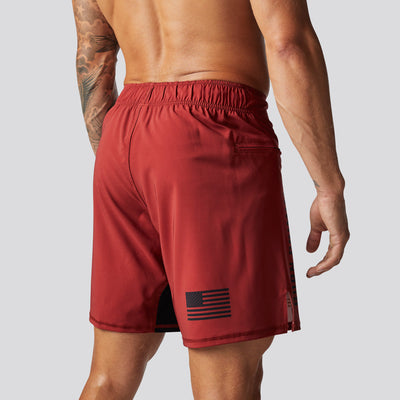 American Defender Short Velcro 3.0 (Crimson)