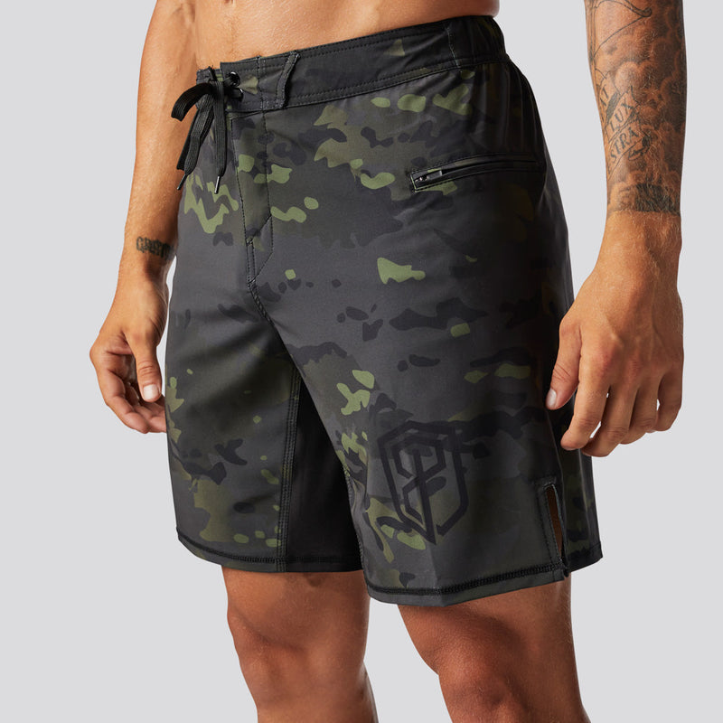 American Defender Short Tie 3.0 (Black Multicam)