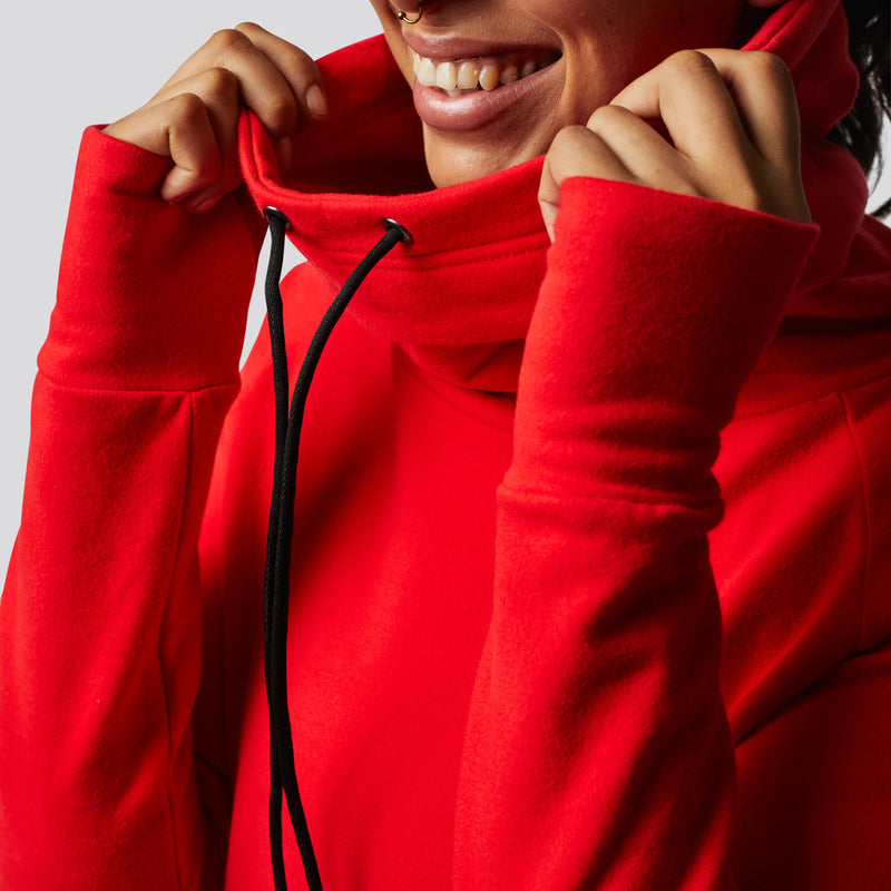 Cowl at the Full Moon Sweatshirt (Red)