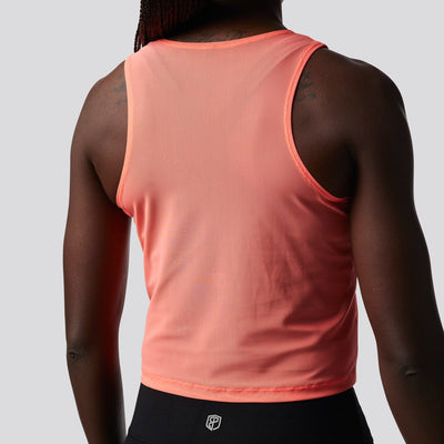 Strong Is Beautiful Mesh Tank (Coral)