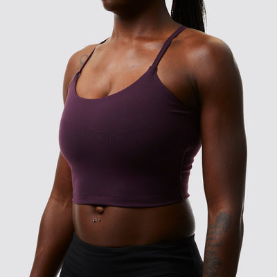 High Tide Sports Bra (Plum)