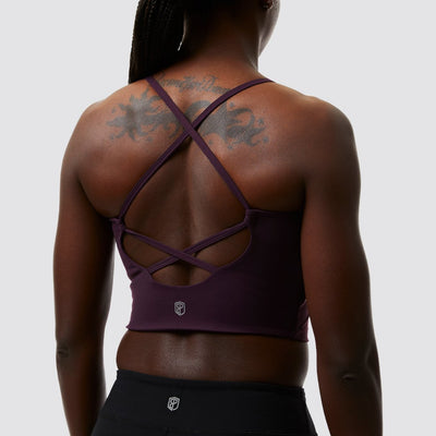 High Tide Sports Bra (Plum)