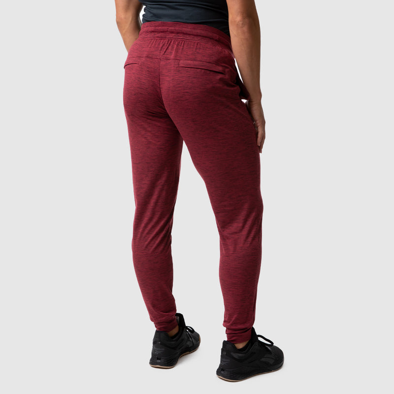 Maternity Rest Day Athleisure Jogger (Maroon)