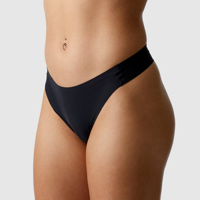 Lux Seamless Thong (Black)