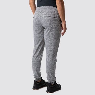 Maternity Rest Day Athleisure Jogger (Heather Grey)