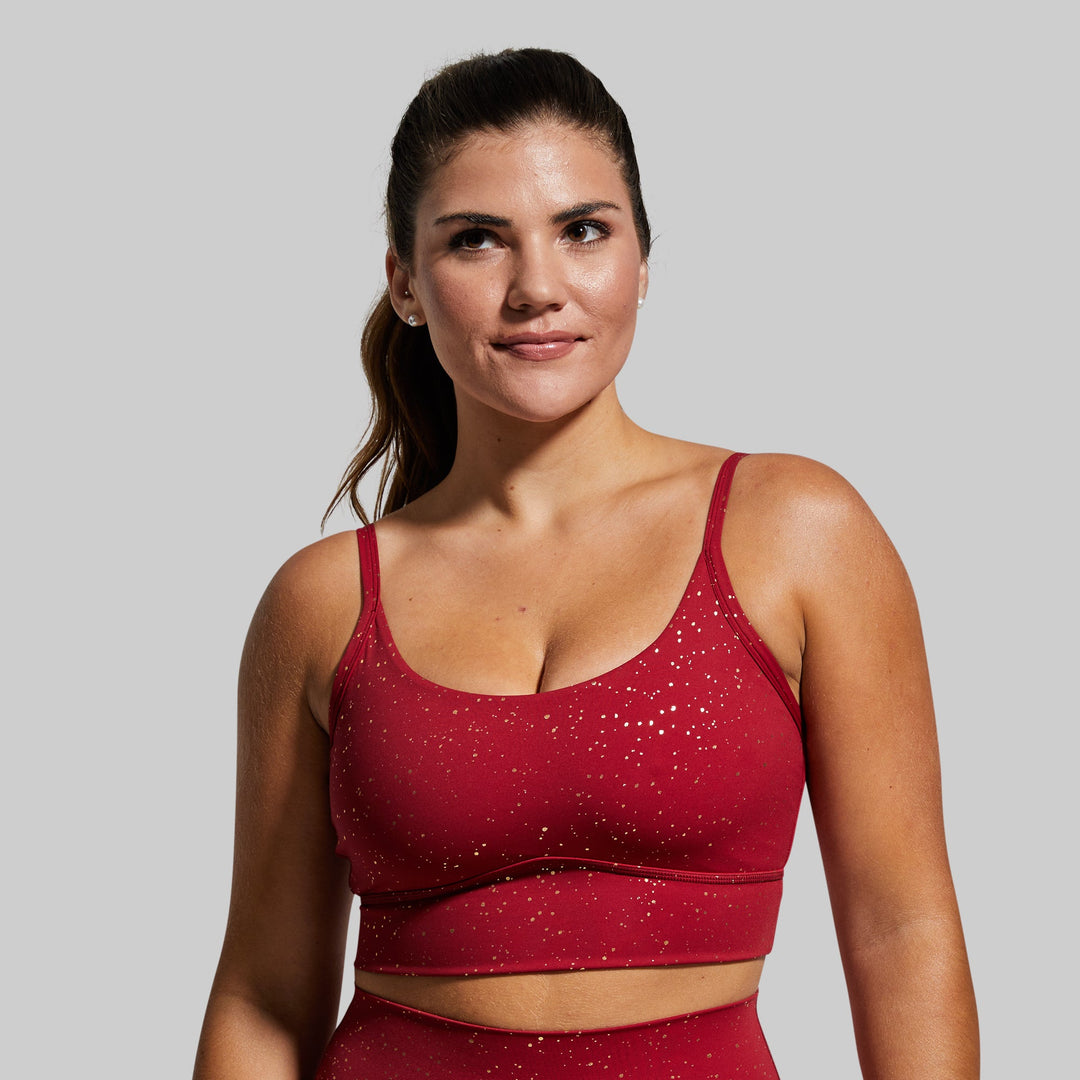 Radiance Sports Bra Ruby Gold