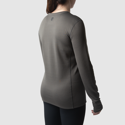 Women's Ridgeline Heavy Base Layer Top (Wolf Grey)