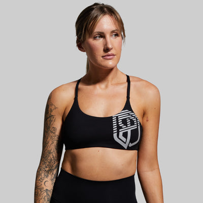 Serenity Sports Bra (Brand Strength-Black)