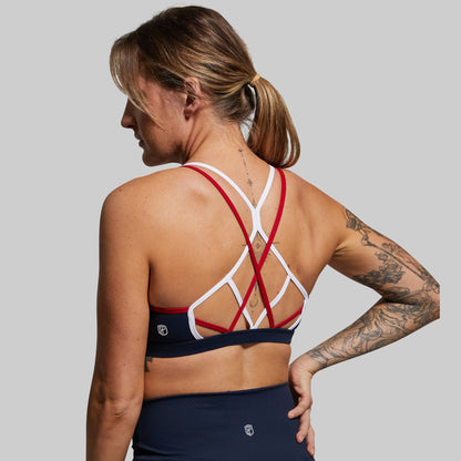 Warrior Original Sports Bra (Brand Strength-Navy)