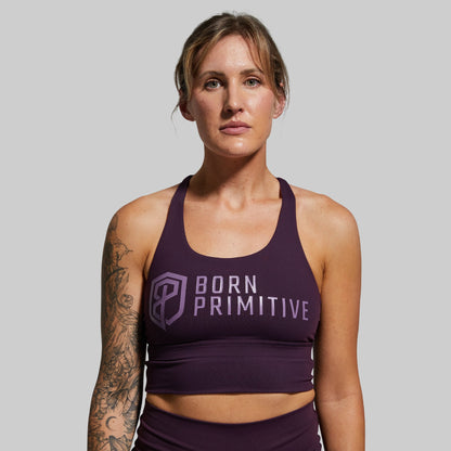 Crossfire Original Sports Bra (Brand Strength-Plum)